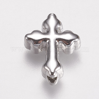 Латунные микро проложить кубического циркония бусы ZIRC-E143-23P-1