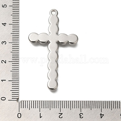 Подвеска из нержавеющей стали 304 со стразами STAS-H225-07P-1