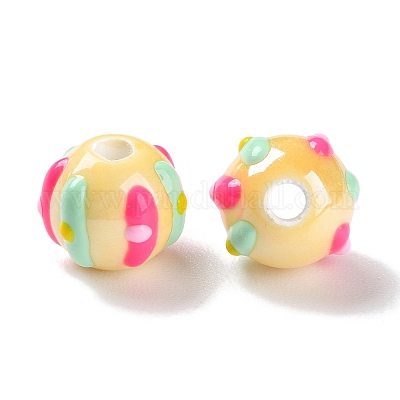 Фарфора ручной работы бисер нитей PORC-L078-01G-1