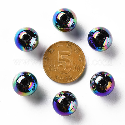 Непрозрачные акриловые бусины X-MACR-S370-D12mm-S002-1