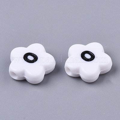 Непрозрачные акриловые бусины X-SACR-N009-21-1