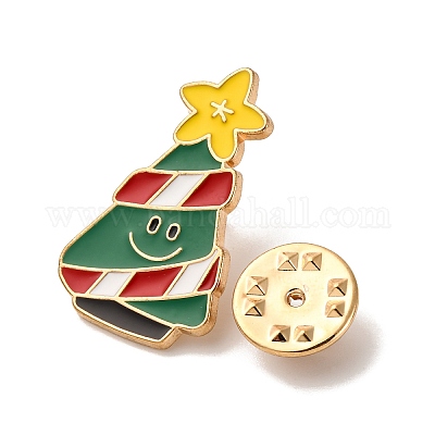 Рождественские эмалевые булавки JEWB-I047-01KCG-07-1