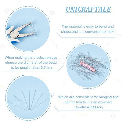 200 шт. штифты с плоской головкой из нержавеющей стали 304 STAS-UN0047-88-1