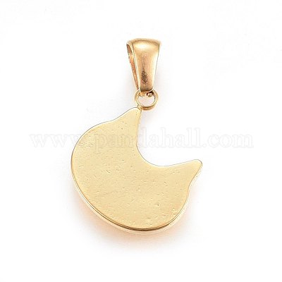 Подвески в виде котят из нержавеющей стали 304 STAS-P209-29G-1