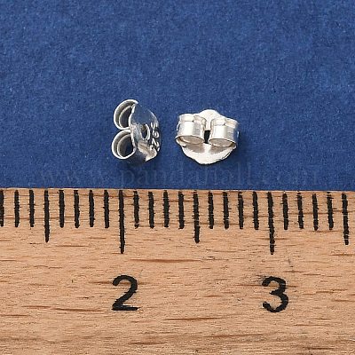925 Reibungsohrmutter aus Sterlingsilber&nbsp;LS-STER-G041-02A-1