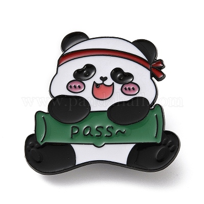 Эмалевые значки с изображением панды JEWB-B030-03C-EB-1