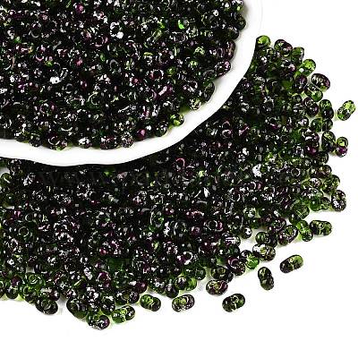 Стеклянные бусины Пикассо SEED-T006-04-18-1