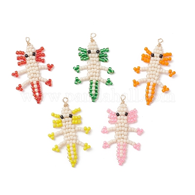 Подвески-рыбки из медной проволоки PALLOY-MZ01088-1