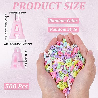 130 г непрозрачные акриловые подвески&nbsp;MACR-BM0001-01-1