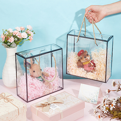 Boîte cadeau en plastique transparent pour animaux de compagnie&nbsp;LS-AJEW-WH0166-06A-01-1