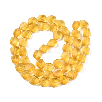 Матовые стеклянные бусины GLAA-T023-30I-1