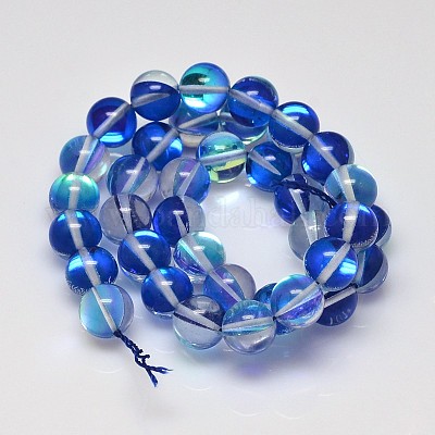 Бусины из синтетического камня луны G-G585-6mm-12-1