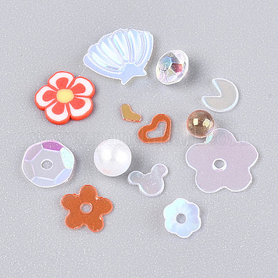 Кабошоны из полимерной глины ручной работы CLAY-N013-29D-1