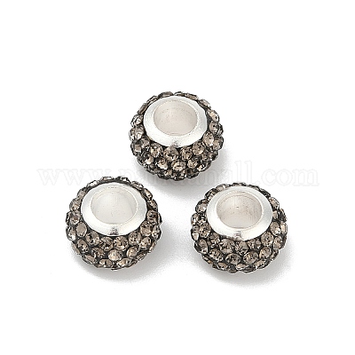 Сплав горный хрусталь глина паве бусины ALRI-D300-03S-09-1