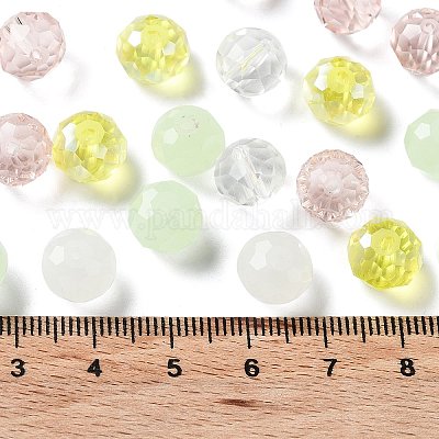 Стеклянные бусины EGLA-A034-LM10mm-45-1