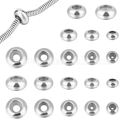 50 шт. 5 бусины из нержавеющей стали 201 и 304 STAS-UN0049-82-1