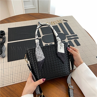 Набор сумок-шопперов с ромбовидной текстурой своими руками&nbsp;PW-WGF59AC-03-1