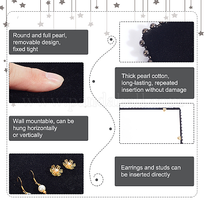 Прямоугольные бархатные серьги EDIS-WH0022-12B-1