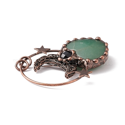 Натуральный смешанный камень большие подвески G-I324-04R-1