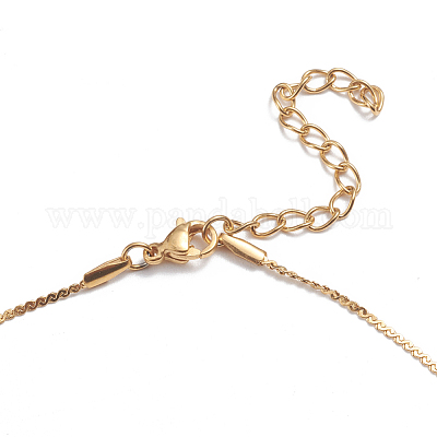 Браслеты на ногу из нержавеющей стали 304 с цепочкой-змеевик AJEW-G024-08G-1