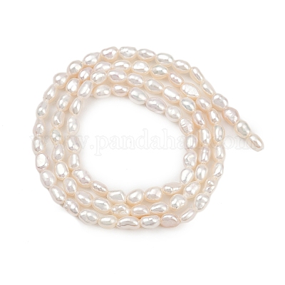 Нити из натурального культивированного пресноводного жемчуга PEAR-P064-20D-01A-1