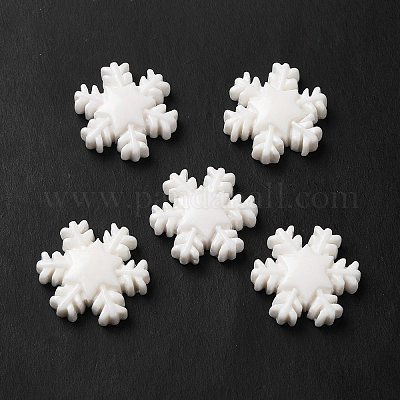 Кабошоны из непрозрачной рождественской смолы RESI-K019-19-1