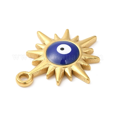 Подвески из настоящей 304 нержавеющей стали с покрытием из 18-каратного золота STAS-A084-23G-05-1