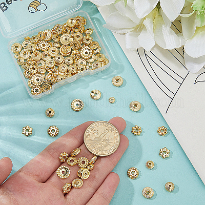 120шт 12 стиля латунные бусины&nbsp;KK-BBC0022-36-1