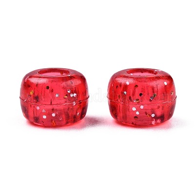 Прозрачного акрилового Европейский бисером TACR-T010-002-1