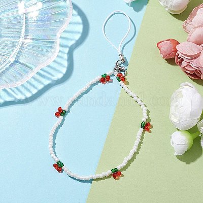 Стеклянные семенные мобильные ремни HJEW-JM01898-1