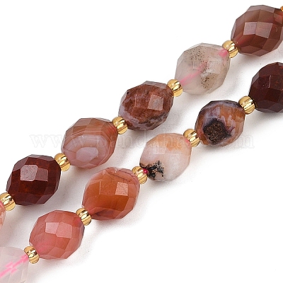 Натуральные вишневые агатовые бусины G-N342-149C-1