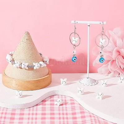 Фарфоровые бусины ручной работы PORC-OC0001-08-1