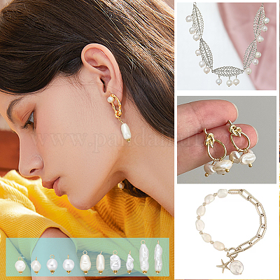 Подвеска из акрила с искусственным жемчугом PALLOY-PH01626-1