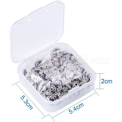 Тибетском стиле сплав Шарики прокладки&nbsp;TIBEB-PH0004-06AS-1