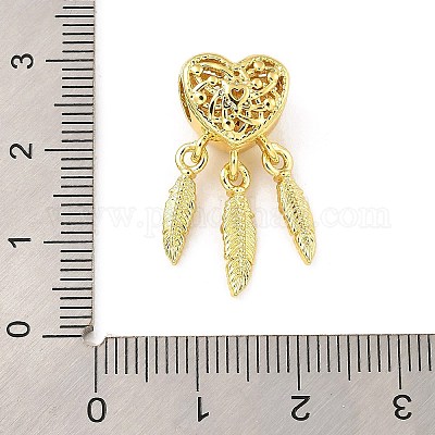 Стойки обшивки латунь кулон KK-H456-06G-1