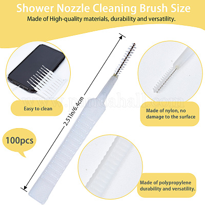 Wholesale Small Plastic Bathroom Shower Head Hole Cleaning Brush 