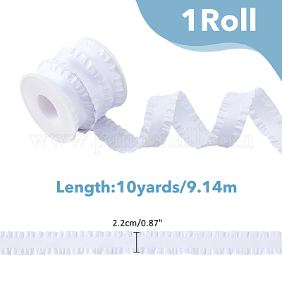 10 ярд полиэстеровой плиссированной ленты для украшения одежды DIY-FI0001-13H-1