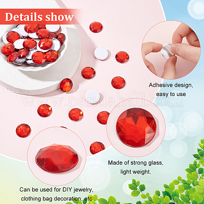 Red Gems & Jewels for Crafts & Jewelry Making