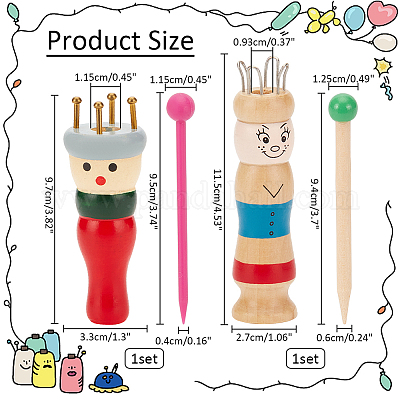 Ткацкий станок из деревянной катушки DIY-NB0010-82-1