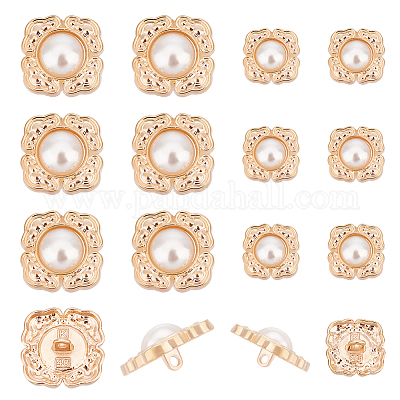 2 стиль пуговицы из сплава с 1 отверстиями на ножке FIND-NB0003-73B-1