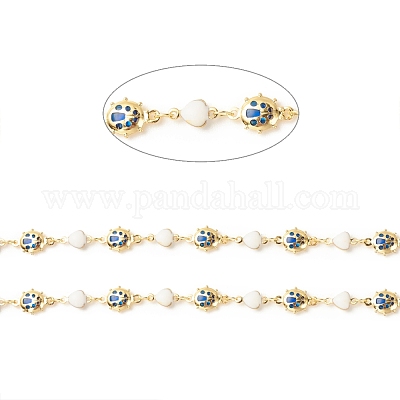 Эмалированное сердце и стеклянный жук CHC-E024-11G-1