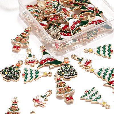 Подвески из сплава эмали 50шт 5 стиля ENAM-LS0001-46-RS-1