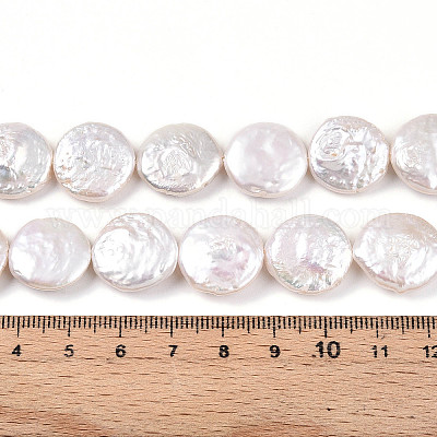 Нити бусин из натурального нуклеата кеши PEAR-S018-03H-1