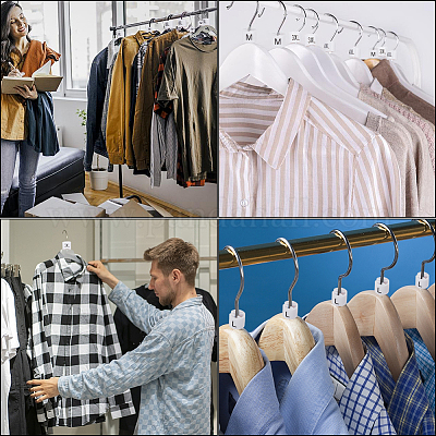 234 шт. 9 стиля xs~5xl пластиковые маркеры размеров одежды и брюк KY-CP0001-10-1