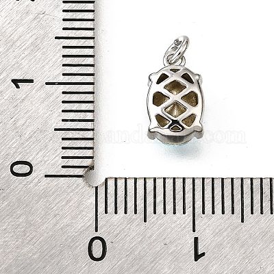 Латунь стекло амулеты KK-V011-33P-1