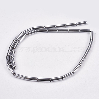 Немагнитные синтетический гематит бисер пряди&nbsp;G-K022-3x14mm-08-1