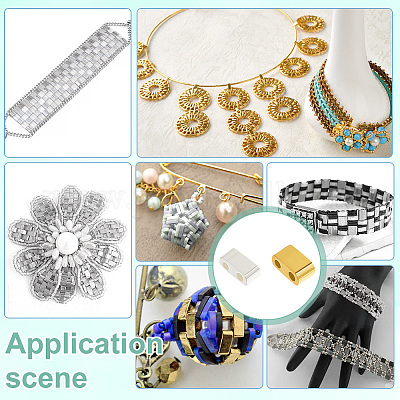 280 шт. 2-х цветные гальванизированные стеклянные бусины SEED-NB0002-03-1