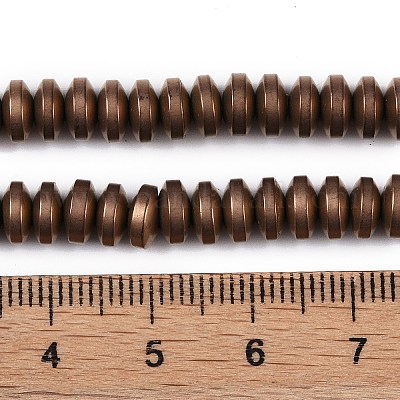 Гальванические нити из синтетических немагнитных гематитовых бусин G-E618-08D-1