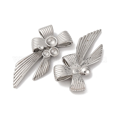 Подвеска из нержавеющей стали 304 со стразами STAS-A117-04P-1