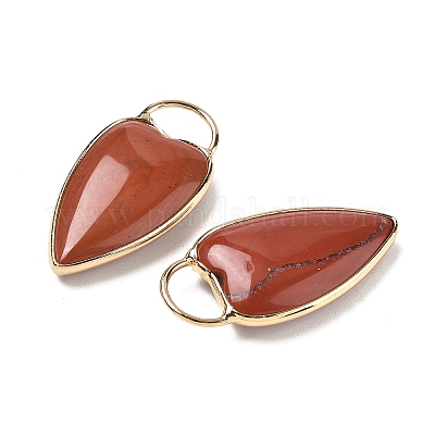 Природные красной яшмы подвески G-I393-01G-04-1